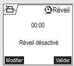 ORANGE D70V - Réglage du réveil - 2