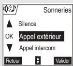 ORANGE D70V - Choisir une Sonnerie - 2
