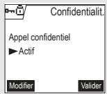 ORANGE D70V - Confidentialité - 2