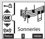 ORANGE D70V - Choisir une Sonnerie - 1