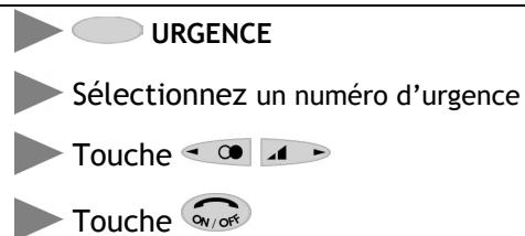 ORANGE DECT 2010 - Appel de numéro d'urgence - 1