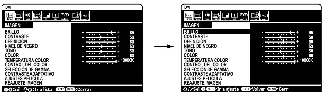NEC M40 - Controles OSM (Administrator de pantalla) - 3