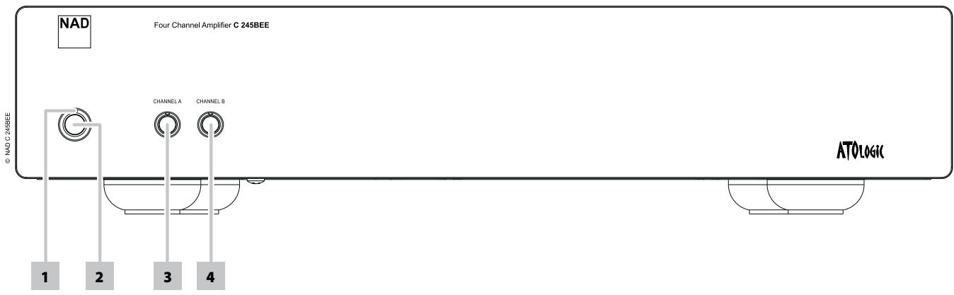 NAD C245 - PANNEAU AVANT - 1