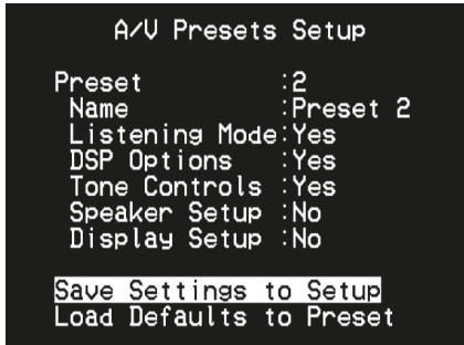 NAD T748,  T787 GRAPHITE,  T748 GRAPHITE V - FONCTIONNEMENT DUT 748 - MENU DE CONFIGURATION - 7