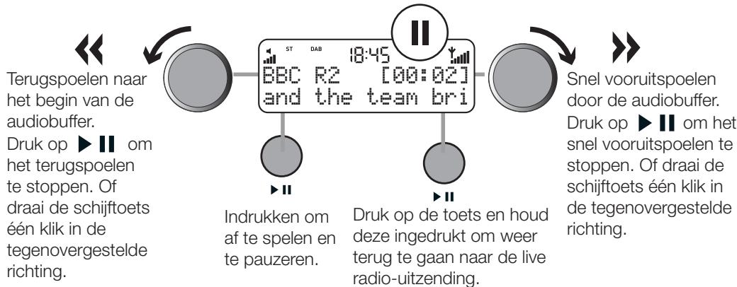 PURE ONE CLASSIC SII - Een live radio-uitzending pauzeren en terugspoelen - 2
