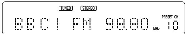 MARANTZ ST600 - MÉMORISATION (NOM DE STATION, ETC.) - 5