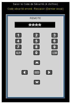 NEC U250X,  U260W,  V230X - Avance | Sécurité - 3