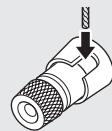 MARANTZ PM6004 - Connexion des cables d'enceinte - 3