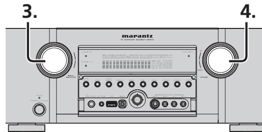 MARANTZ SR6004 - LECTURE DE ZONE PAR LES BORNES D'ENCEINTES DE ZONE A - 1