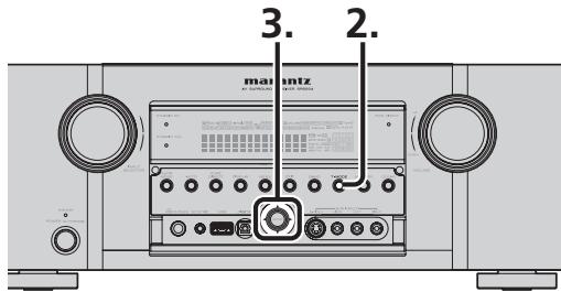 MARANTZ SR6004 - ÉCOUTER TEMPORAIREMENT UN CANAL VERROUILLE - 1