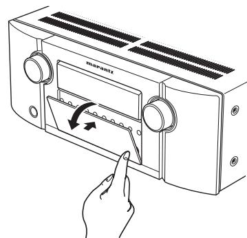 MARANTZ SR6004 - OUVERTURE ET FERMETURE DE LA PORTE DU PANNEAU AVANT (SR6004 UNIQUEMENT) - 1