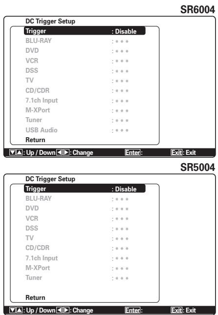 MARANTZ SR6004 - 5-2 DC TRIGGER SETUP - 1