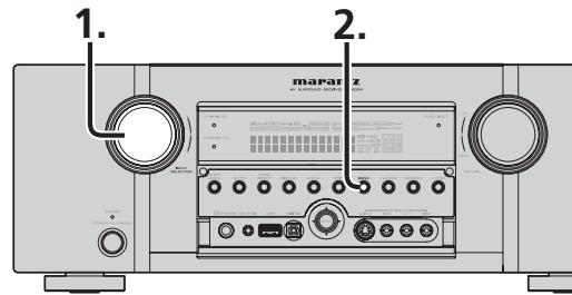 MARANTZ SR6004 - SELECTIONNNER UNE SOURCE D'ENTREE - 1