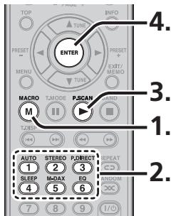 MARANTZ SR6004 - MÉTHODE DE PROGRAMMATION DE MACRO - 2