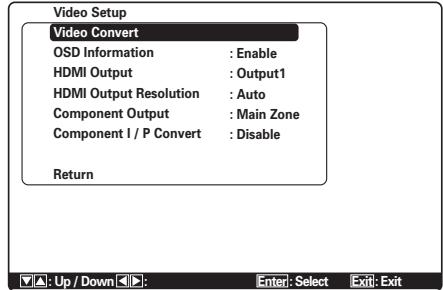 MARANTZ SR6004 - 4VIDEO SETUP (CONFIGURATIONVIDÉO) - 1