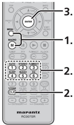 MARANTZ SR6004 - SUPPRESSION DES PROGRAMMATIONS MACRO - 1