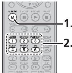 MARANTZ SR6004 - UTILISATION DES MACROS - 1
