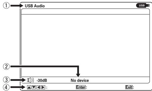 MARANTZ SR6004 - CE QUI APPARAIT SUR L'ÉCRAN DU MONITEUR (MENU SUPERIEUR) - 1