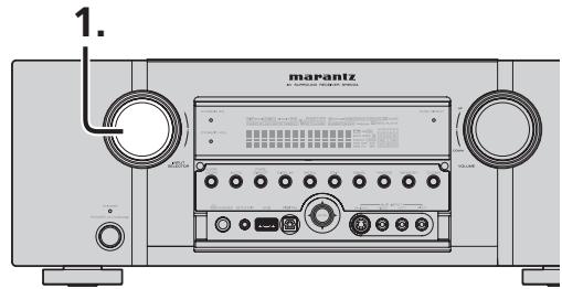 MARANTZ SR6004 - OPÉRATION DU PÉRIPHÉRIQUE DE STOCKAGE iPod (SR6004 UNIQUÉMENT) - 1