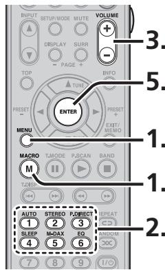 MARANTZ SR6004 - CONFIRMATION DES MACROS - 1
