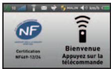 INFORAD SMART - - Mise en marche normale: - 1