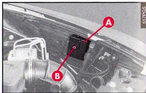 ALFA ROMEO 166 - FUSIBLES ET RELAIS DANS LE COMPARTIMENT MOTEUR - 3