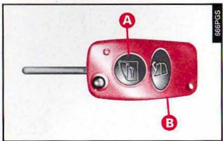 ALFA ROMEO 166 - SYSTEME D'OUVERTURE/ FERMETURE DES PORTES A DISTANCE - 3