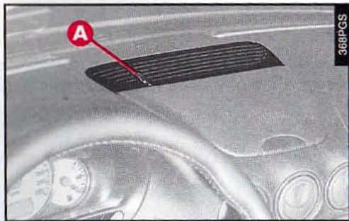ALFA ROMEO 166 - REGLAGE DIFFUSEUR CENTRAL SUPERIEUR (fig. 87) - 1
