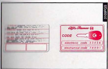 ALFA ROMEO 166 - LES CLES - 3