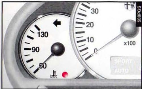 ALFA ROMEO 166 - F-Thermometre du liquide de refroidissement moteur avec indicateur de temperature maxi (fig.85) - 1