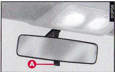 ALFA ROMEO 166 - RETROVISEUR INTÉRIEUR - 1