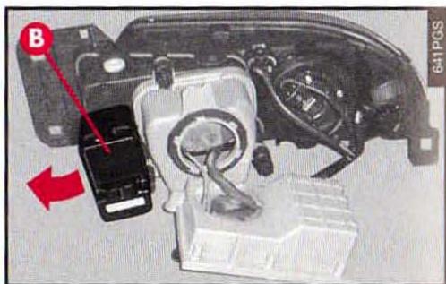 ALFA ROMEO 166 - ORIENTATION DES FEUX DE CROISEMENT POUR CIRCULATION A GAUCHE/DROITE - 2
