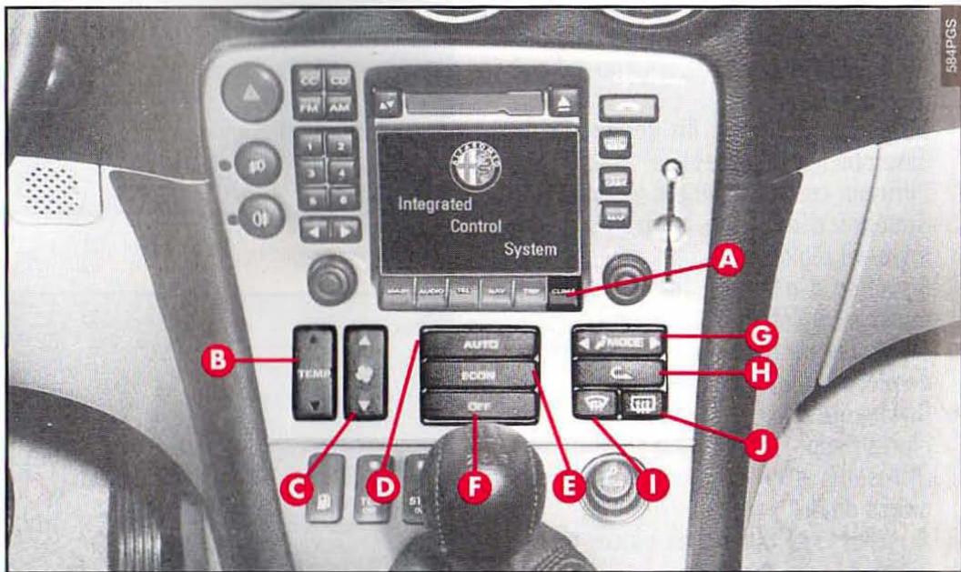 ALFA ROMEO 166 - CLIMATISEUR - 4
