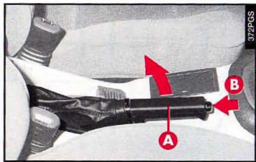 ALFA ROMEO 166 - FREIN A MAIN (fig. 101) - 2