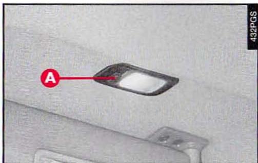 ALFA ROMEO 166 - PLAFONNIER DE COURTOISIE (fig. 124) - 1