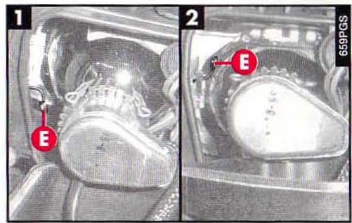 ALFA ROMEO 166 - ORIENTATION DES FEUX DE CROISEMENT POUR CIRCULATION A GAUCHE/DROITE - 4