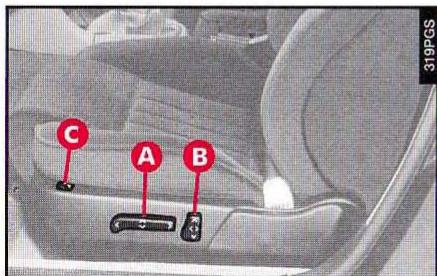 ALFA ROMEO 166 - Commandes des sièges a réglage électrique - 1
