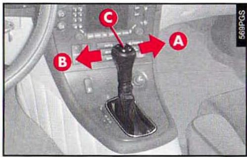 ALFA ROMEO 166 - SELECTION DU FONCTIONNEMENT AUTOMATIQUE/MANUEL SEQUENTIEL - 1