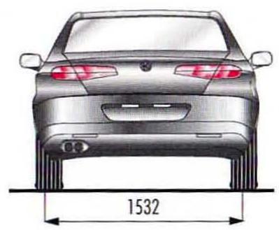 ALFA ROMEO 166 - PLAQUE DU CONSTRUCTEUR - 5
