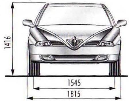 ALFA ROMEO 166 - PLAQUE DU CONSTRUCTEUR - 3