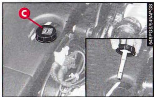 ALFA ROMEO 166 - VERIFICATION DU Niveau DE L'HUILDE DE DIRECTION ASSISTEE - 3