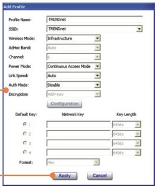 TRENDNET TEW-424UBK - Configuration sans fil - 6