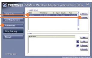 TRENDNET TEW-424UBK - Configuration sans fil - 5