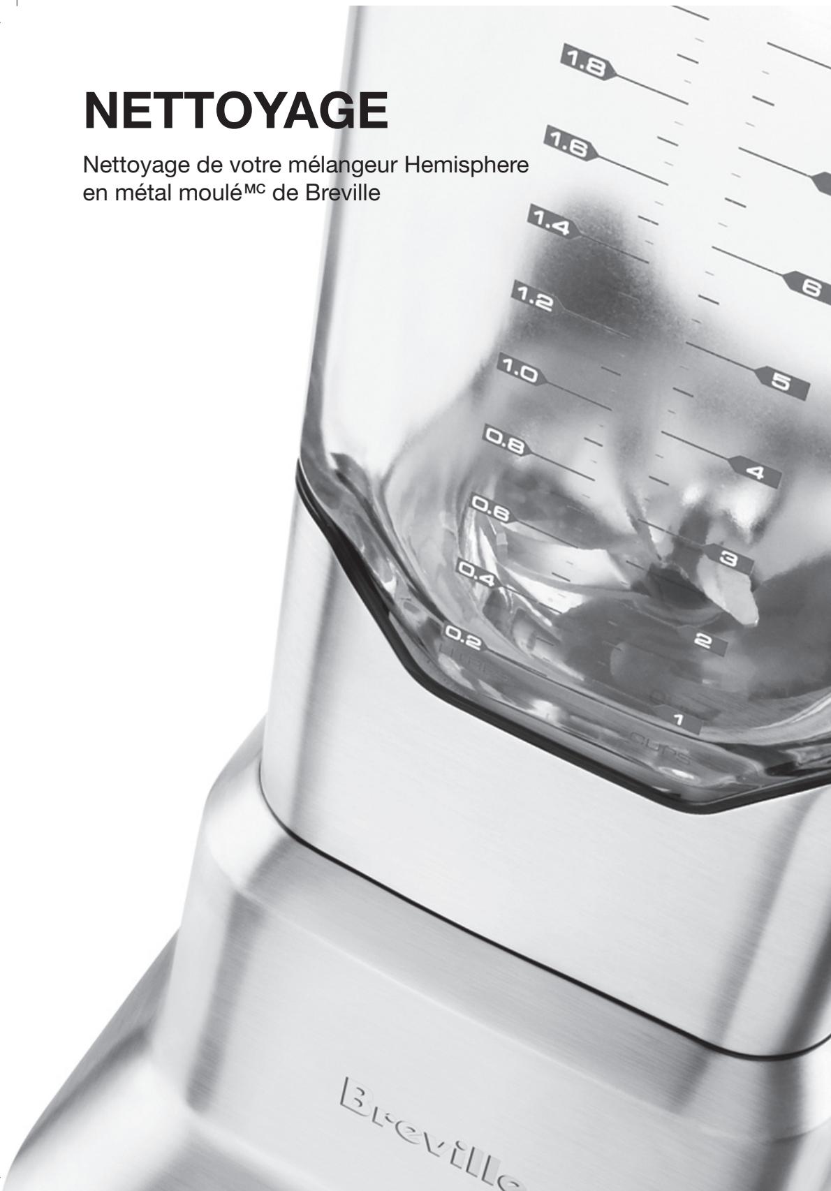 BREVILLE 800BLXL - NETTOYAGE - 1
