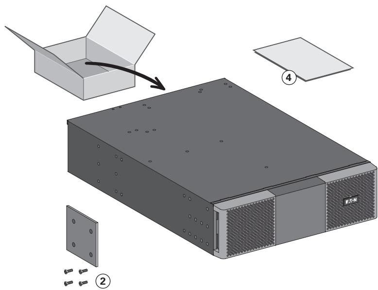 EATON 9PX11KIBP HOTSWAP - Vérification du kit d'accessoires - 3