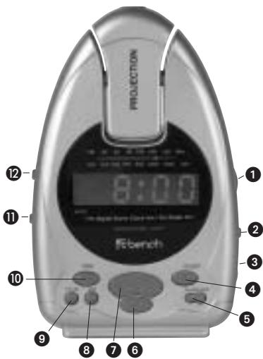 EBENCH KH 2212 PROJECTION CLOCK WITH RADIO - 1