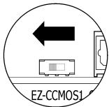 ABIT AX78 - To clear the CMOS memory by EZ-CCMOS1 switch: - 2
