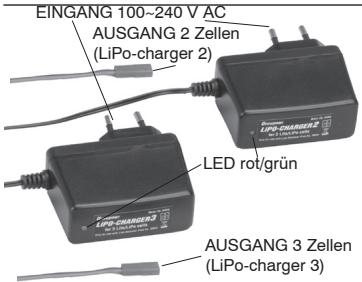 GRAUPNER LIPO-CHARGER 2 - Inbetriebnahme: - 1