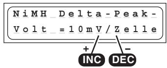 GRAUPNER ULTRAMAT 12 - NiMH-Tensione di riferimento del Delta-Peak (-Δ Peak) - 1