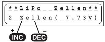 GRAUPNER ULTRAMAT 12 - Litio-Numero di celle - 1